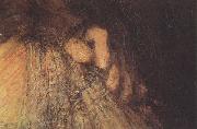 Datail of The femish Bride (mk33) REMBRANDT Harmenszoon van Rijn